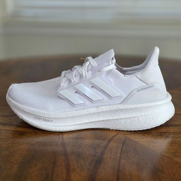 Adidas Ultraboost 5 Triple White Running Shoes Light Boost Women's 11.5 ID8848 - Picture 5 of 15